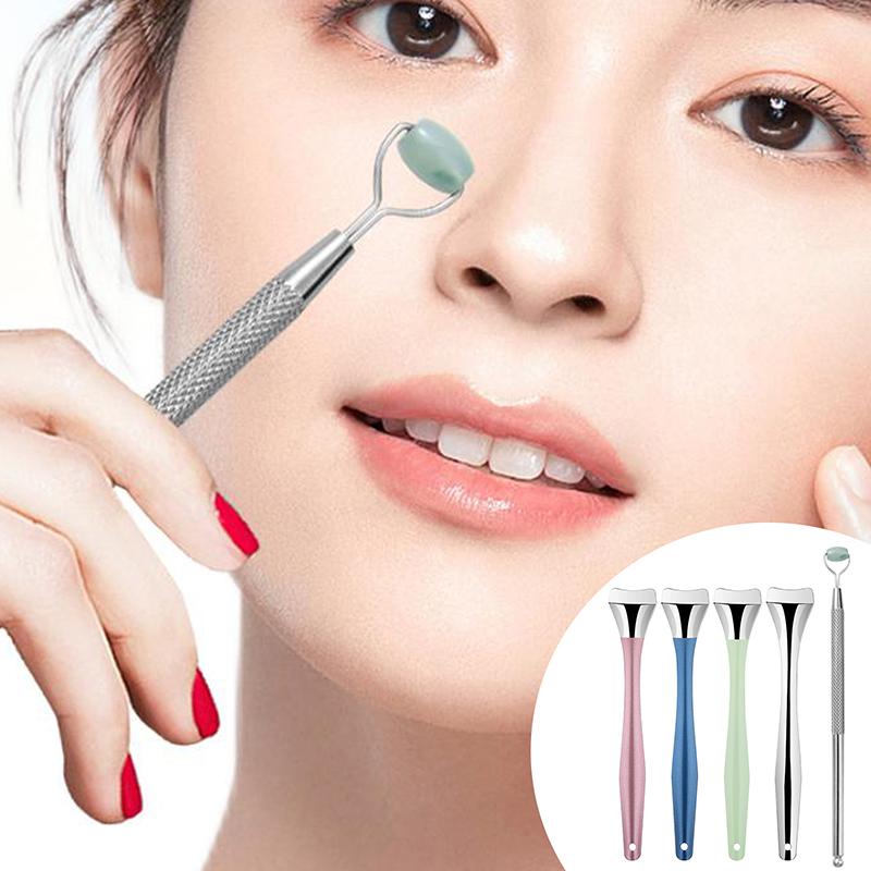 Blackhead Spatula Blackhead Remover Tweezers Pimple Popper Tool Acne Needle Removing Treatment Comedone Facial Cleaner Skin