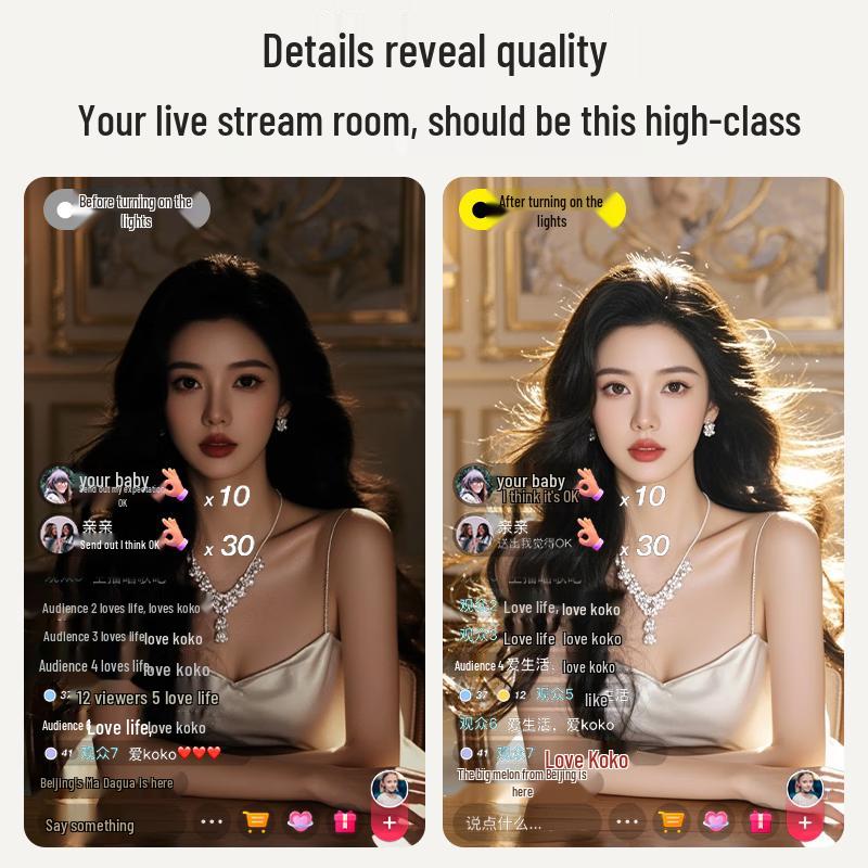 Beiyang 40W COB Hair Light for Live Stream & Photography