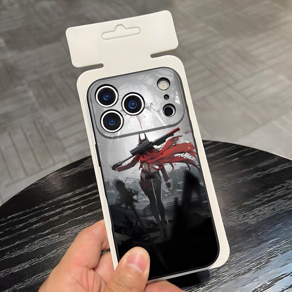 

Goddess Of Victory Nikke Phone Case For IPhone 17 Air 16 E Pro Max 15 14 13 Mini 12 Pro 11 Max Plus Black Soft Shell iPhone 16 Plus