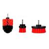 3pcs Drill Brush Attachment Set Power Scrubber Brush With Drill Scrub Brush For Cleaning Showers Tubs Bathroom Tile Grout Carpet