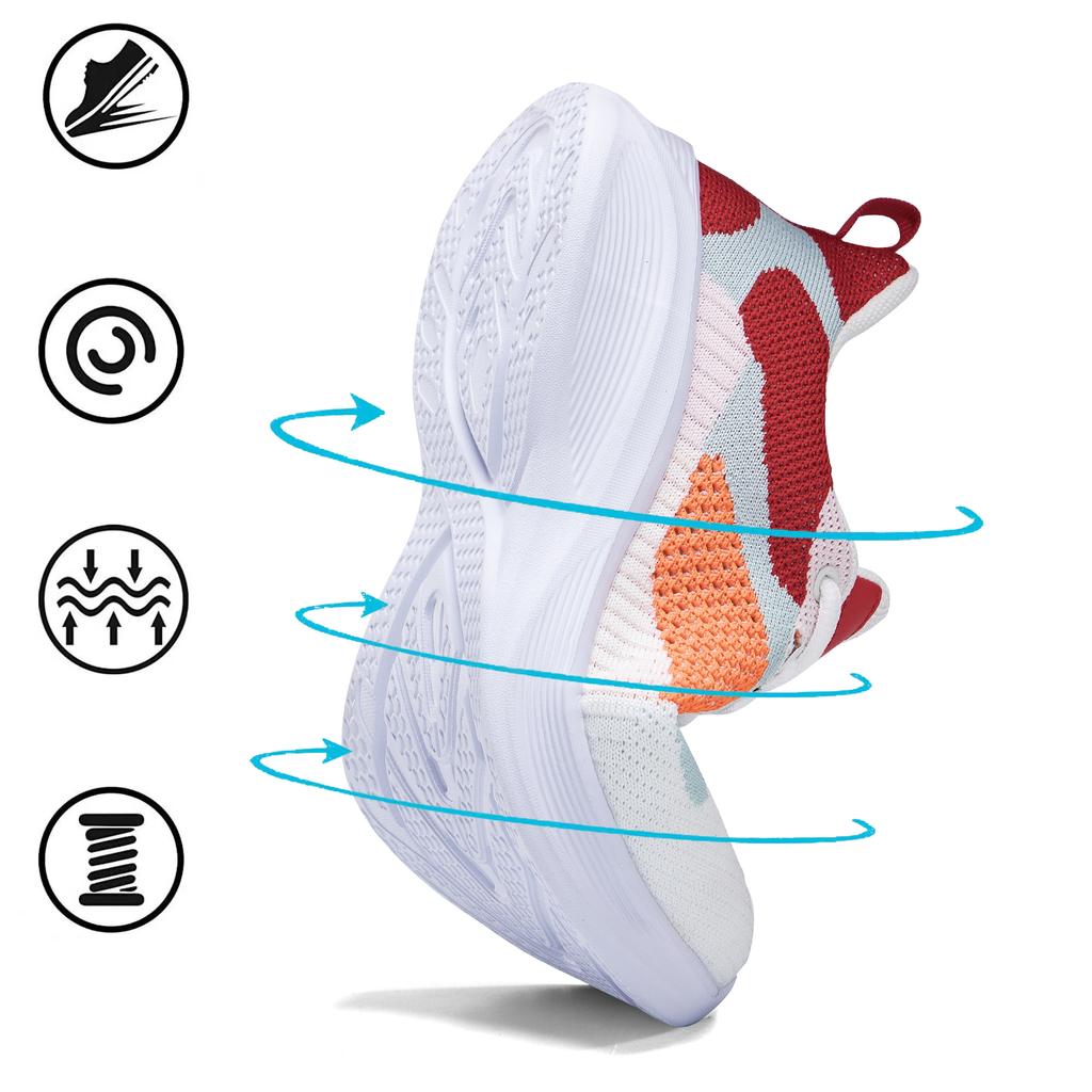 TUINANLE נעלי סניקרס קז'ואל לנשים - בד ובטנה נושמים - נוחות לאורך כל השנה, מתאימות לחופשות חוף, נסיעות ושימוש יומיומי