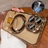 Magnetic Bracket Phone Case for iPhone 16 17 15 14 Plus 13 12 11 Pro Max 17 Air for Magsafe Clear Ring Holder Acrylic Back Cover