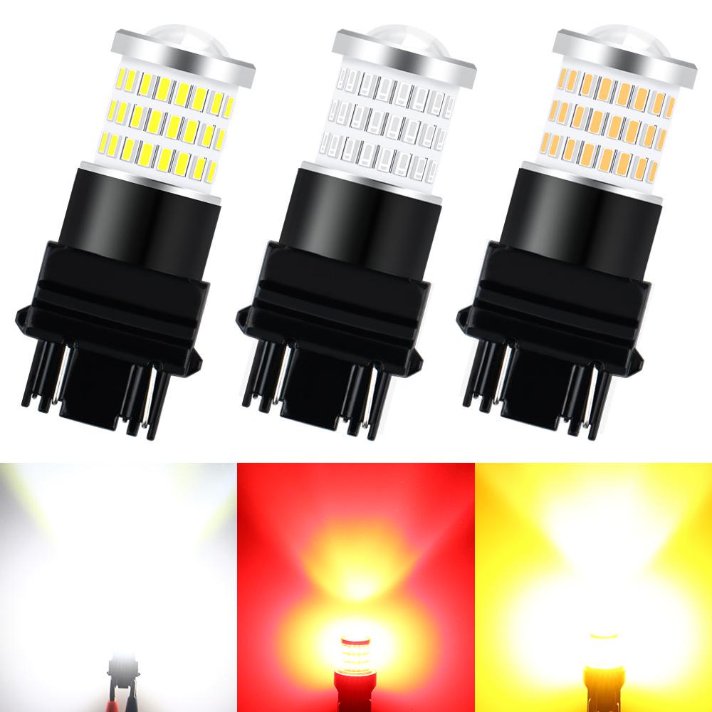 Hot-Selling 3157 LED Car Turn Signal, Brake, and Reversing Light with 54 SMDs, 3014/3030, Wide Voltage, Constant Current