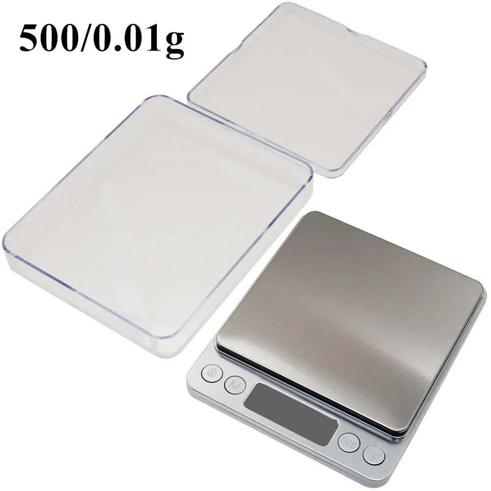 3Kg/500G 0.01g Balança de Cozinha Digital Balança de Precisão Jóias Pesando para Alimentos Dieta Balança Postal Medindo LCD Eletrônica