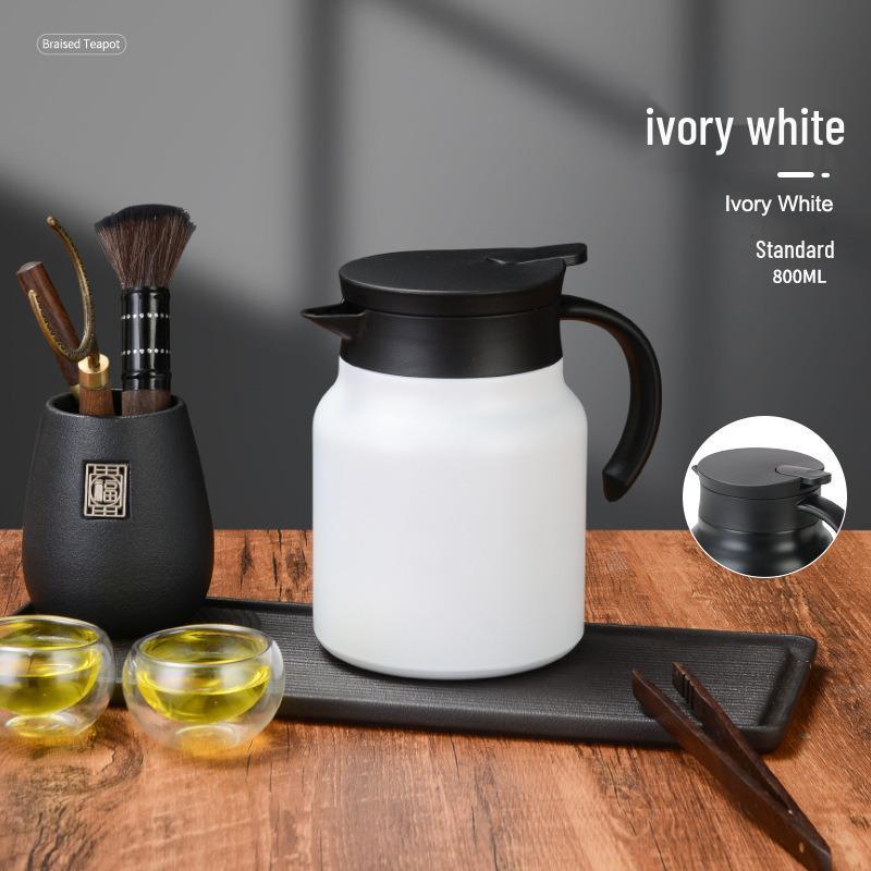 Stainless Steel Insulated Stew & Tea Pot with Large Capacity and Customizable Thermos Option 800ml