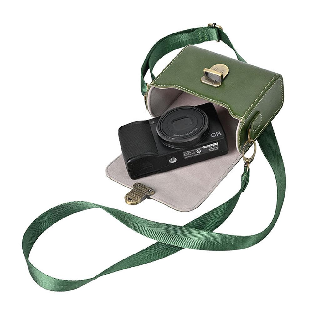 Custodia Borsa per Fotocamera in Ecopelle PU per Canon SX730 SX740 SX740HS G7X Mark II III G7X2 G7X3 G9X G9X2 G5XII SX720 SX710 Sony RX100 ZV1F