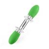 1 Pair Stainless Steel Corn Cob Holders with Silicone Handle & Convenient Butter Spreading Tool