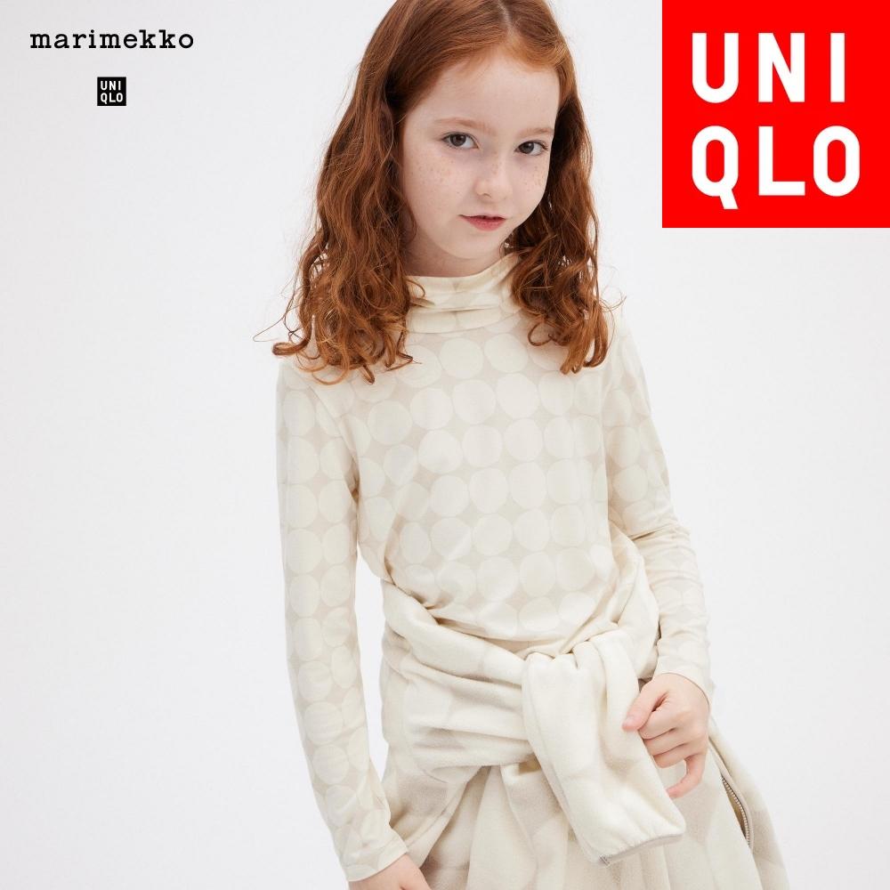 

Uniqlo Girls Heat Tech TurTleneck T с длинным рукавом A