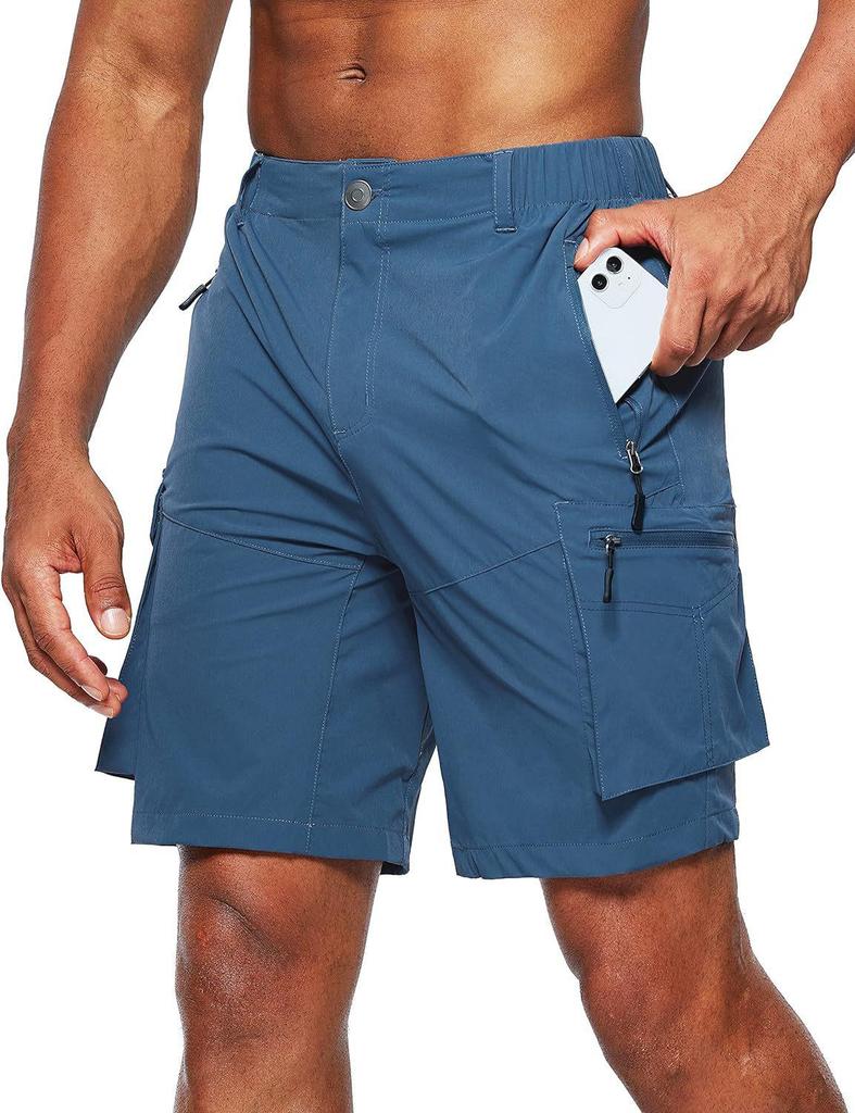 2024 Herren Übergröße Mehrfach-Taschen Reißverschluss Arbeitsshorts