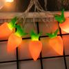 1.9m 10LED Rabbit Carrot LED String Lights Lamp Easter Decorations For Home Birthday Decoration Easter Party Supplies Kids Gifts