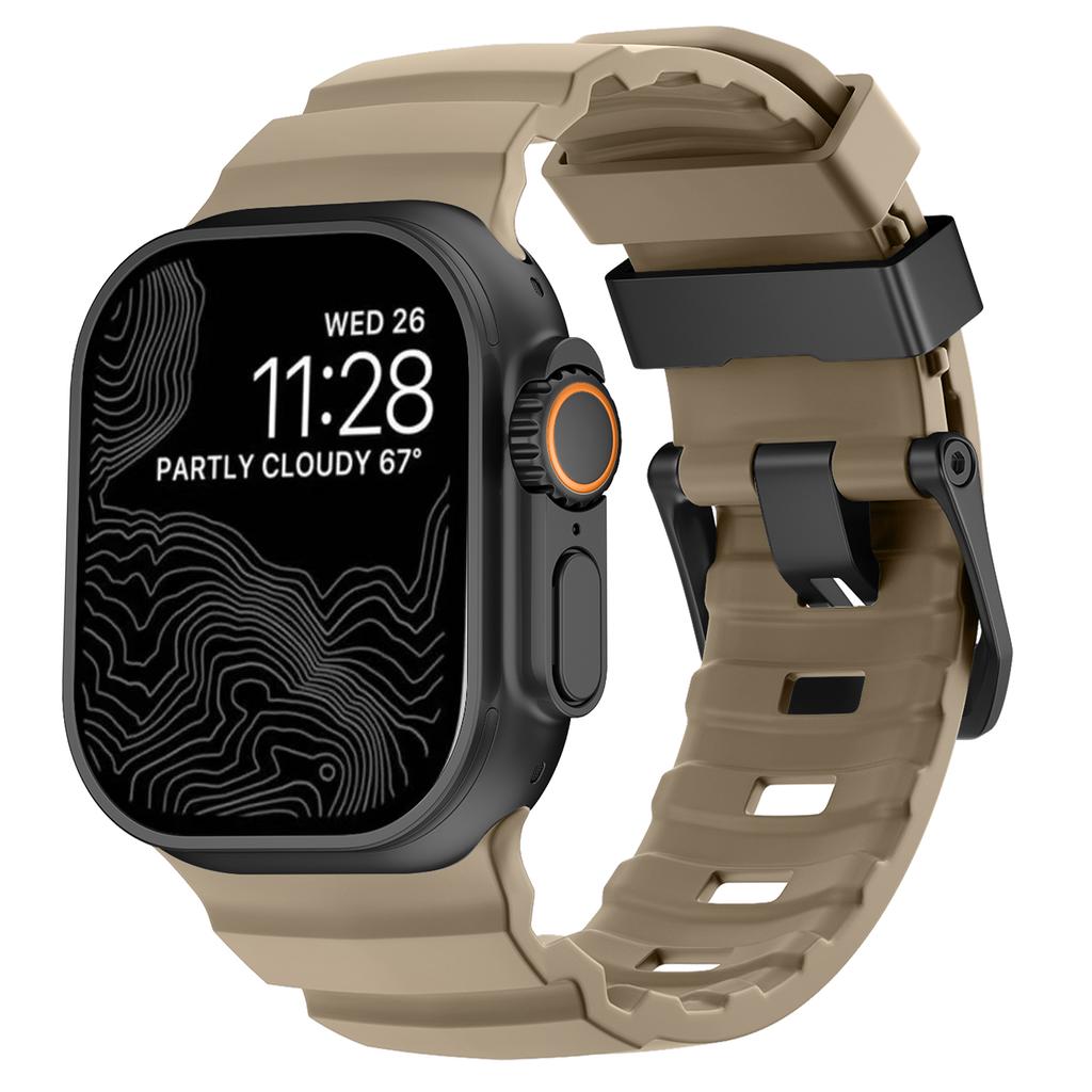 Trail Silikonarmband für Apple Watch Band 49mm 46mm 45mm 44mm Sportarmband Armband für iwatch Serie Ultra 3 2/10 9 8 7 SE 6