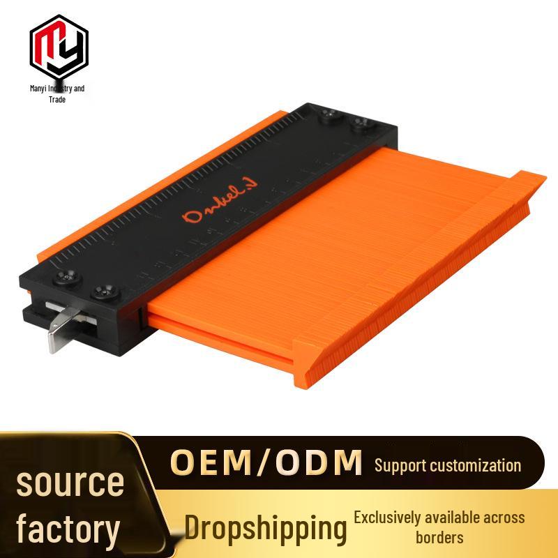 

Контурный шаблон | Инструмент для измерения в деревообработке | Универсальная линейка и формирователь Adjustable 5-inch (with Metal Lock)