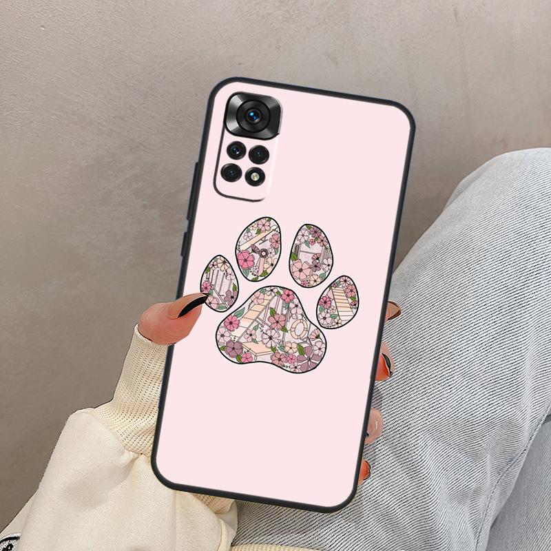 Dog Paw For Xiaomi Redmi Note 14 13 9 10 11 12 15 Pro Plus Case Cover For Redmi 15 C 13C 12C 10C 14C