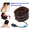 U-shaped Air Inflatable Pillow Neck Pillow Cervical Brace Neck Shoulder Relax Support Massager