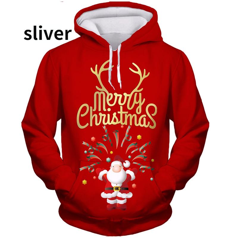 2024 New Christmas Fashion Hoodie Men/Women Hip Hop Autumn And Winter Streetwear Hoodies Funny Santa Claus Couples Clothes