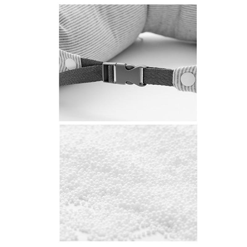 1 buc pernă de protecție a gâtului în formă de U mașină aeronave tetieră pernă de particule din spumă pernă de călătorie multifuncțională din bumbac