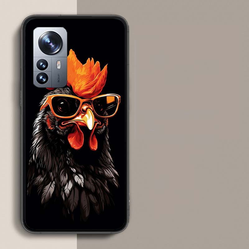 Cool Rooster Making Money Phone Case For Redmi Note 13 Pro Plus 14 Pro+ 12S 12 11S 11T 11E 11 10S 10 9S 9 Xiaomi Capa TPU