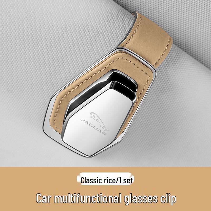Jaguar XFL/E-PACE/XF/XEL/XJL Sunglasses Holder for Car Sun Visor