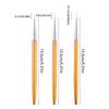 3Pcs Nail Art Liner Brushes French Stripe 3D Tips Line Stripes Diy Drawing Pen Uv Gel Brushes Painting Manicure Nail Tool Sets
