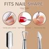 Nail Professional Stainless Steel Nail Cutter Scissor Nippers Muti Function Cuticle Pusher Remover Nail Care Manicure Tools