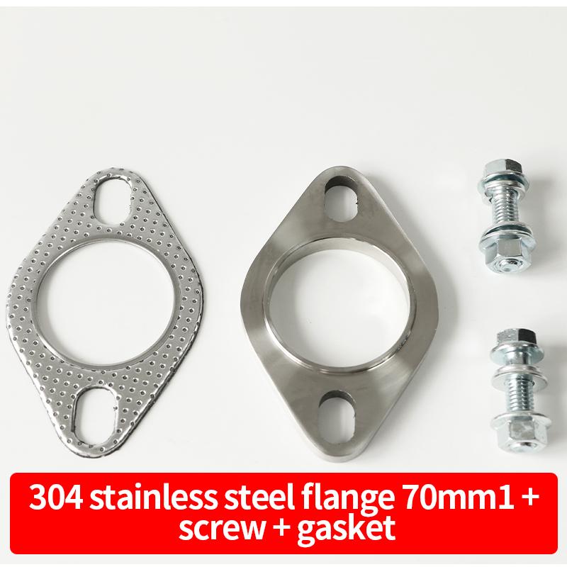 Car Exhaust Pipe Modification Stainless Steel 304 Thickened High Temperature Resistant Material Universal Welding Type Flange