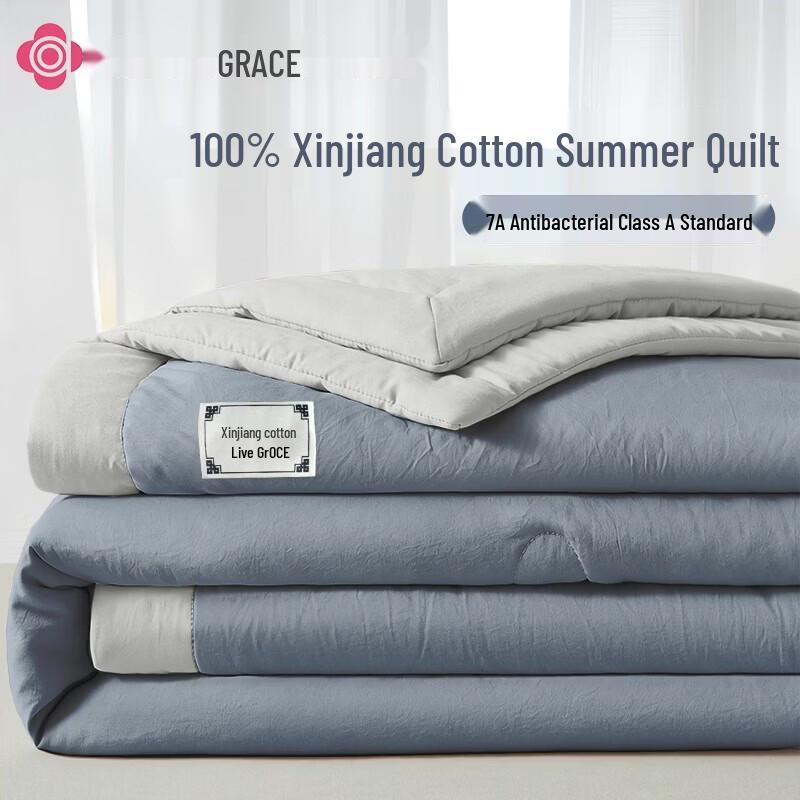 Grace 7A Antibacterial 100% Cotton Summer Cool Quilt