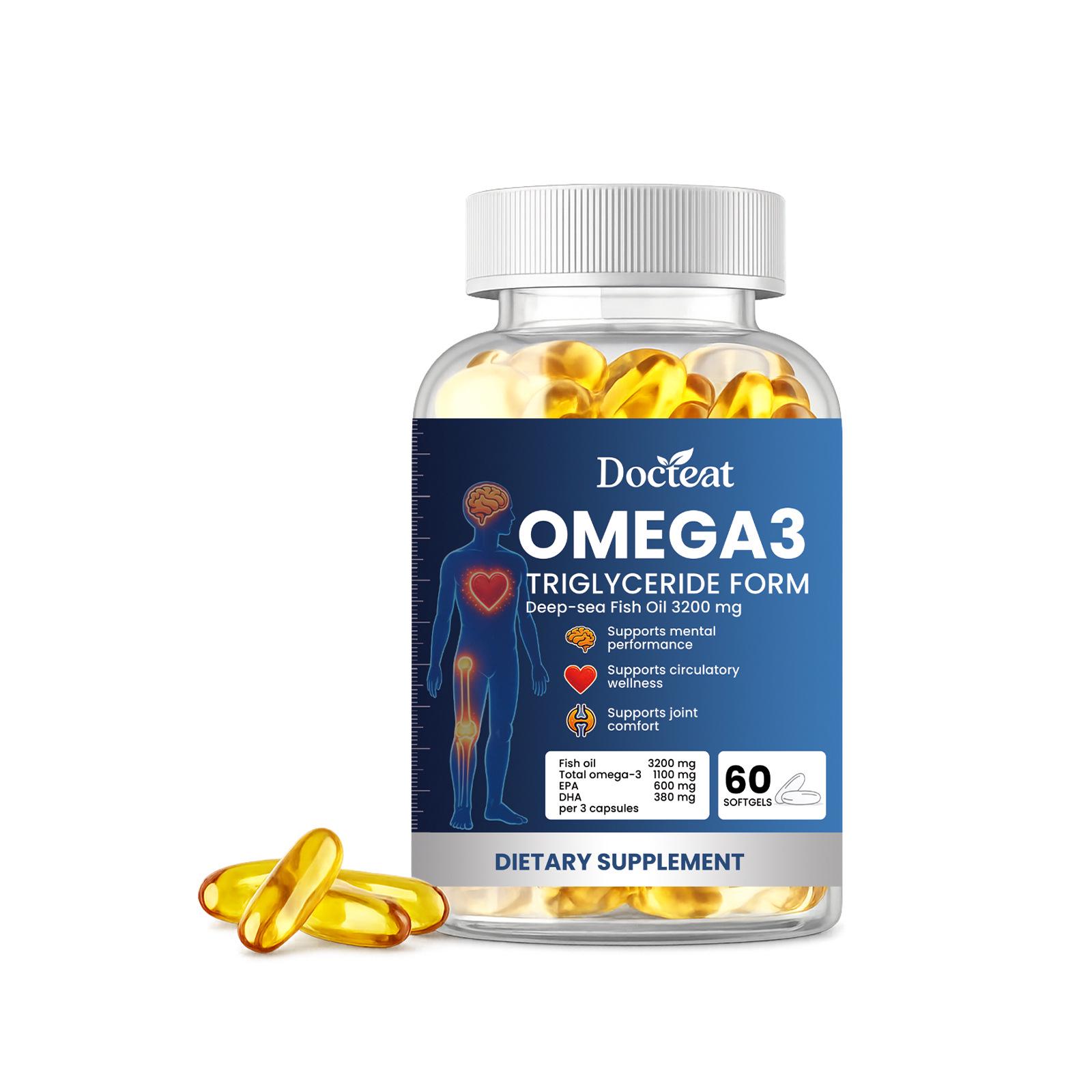 

DOCTEAT Daily Joint Care Softgels: Enhance Vitality Supplement Capsules