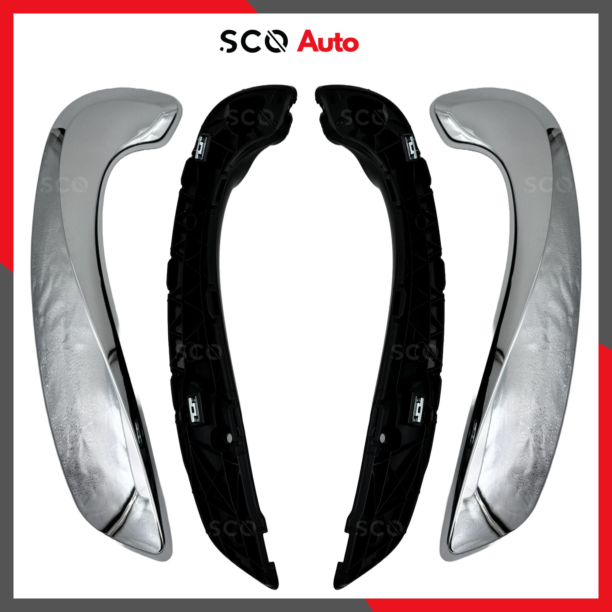 

Chrome Door Handle for Fluence for Megane 3 for Door Grab Handle Chrome Right Left Set Door Opener 809600015R 809540008R