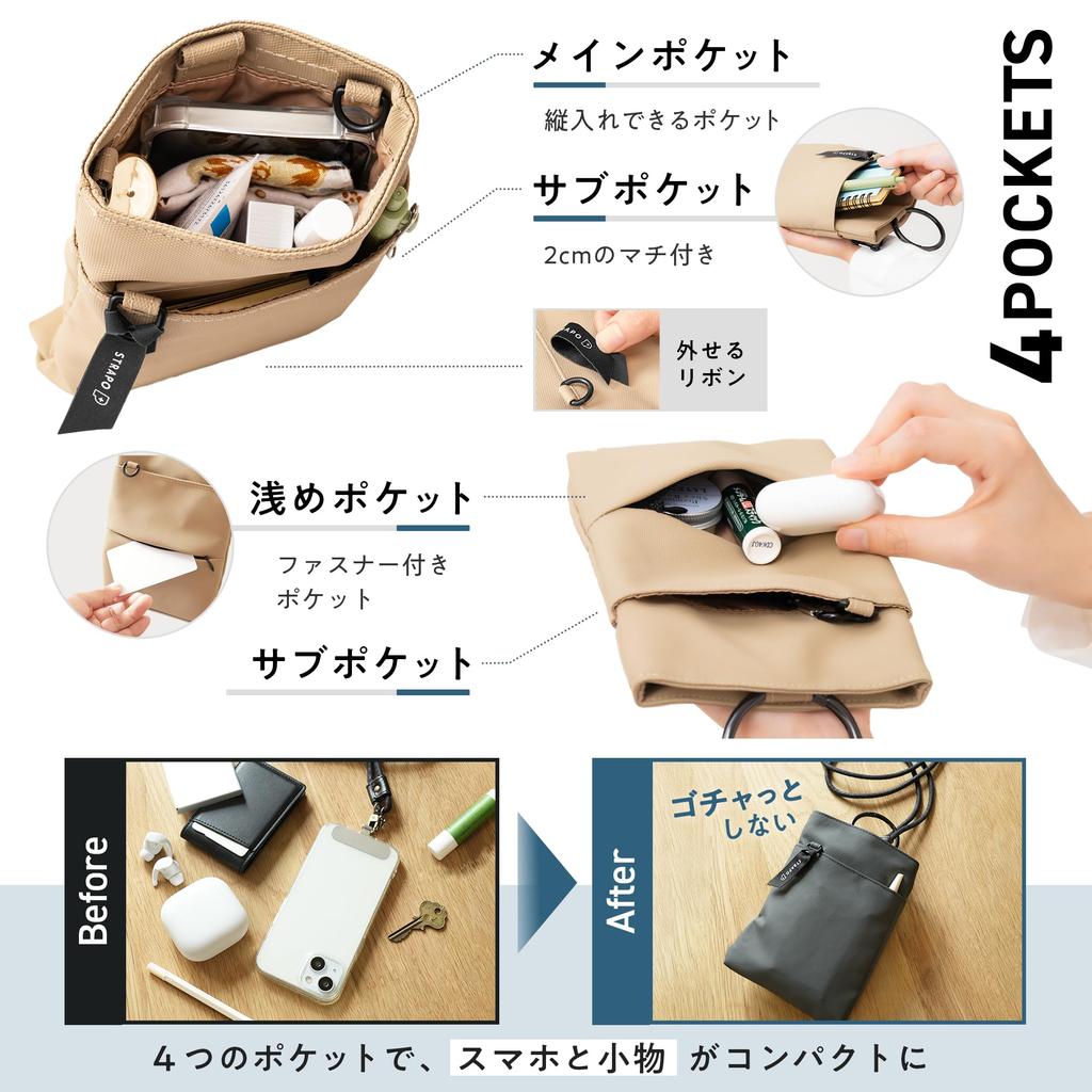 strapper Strapo Smartphone Shoulder Bag Strapo (Gray, Only)