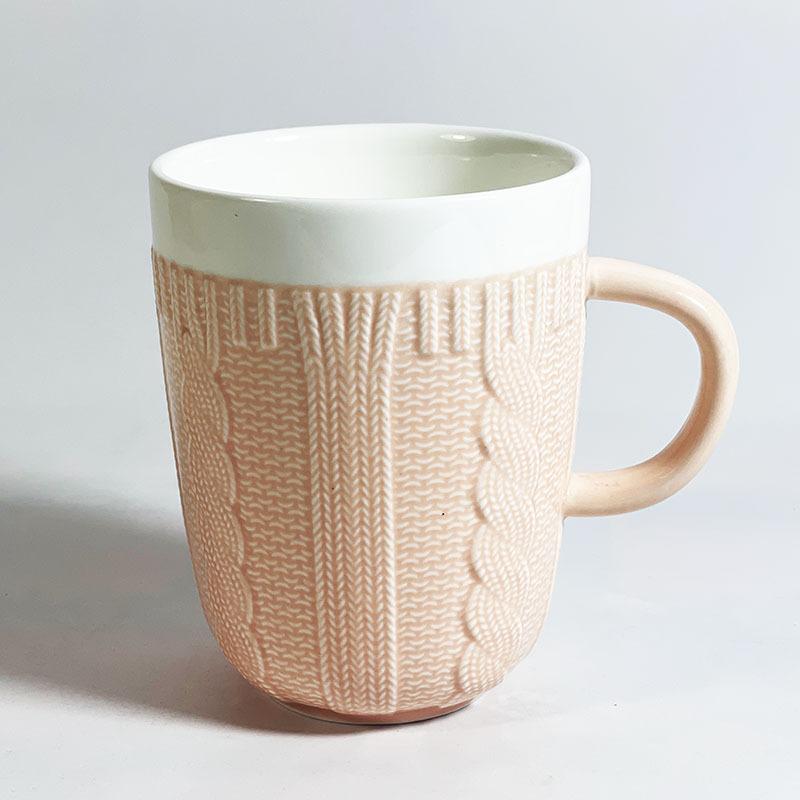 Knitted Ceramic Woolen Yarn Mug Cozy Mug Cup