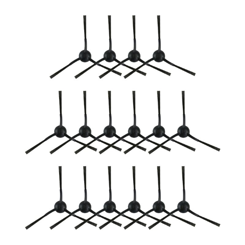 Pack of 4/8/16 Triangular Side Brushes Sweeping Robot Accessories Plastic Material for tikom G8000/G8000Pro Vacuum