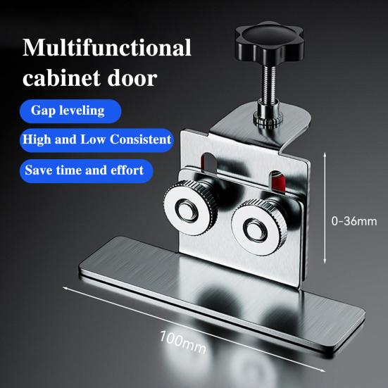 1/2/3Pcs Cabinet Door Installation Tool Adjustable Door Installation Positioner Height Adjustability Easy