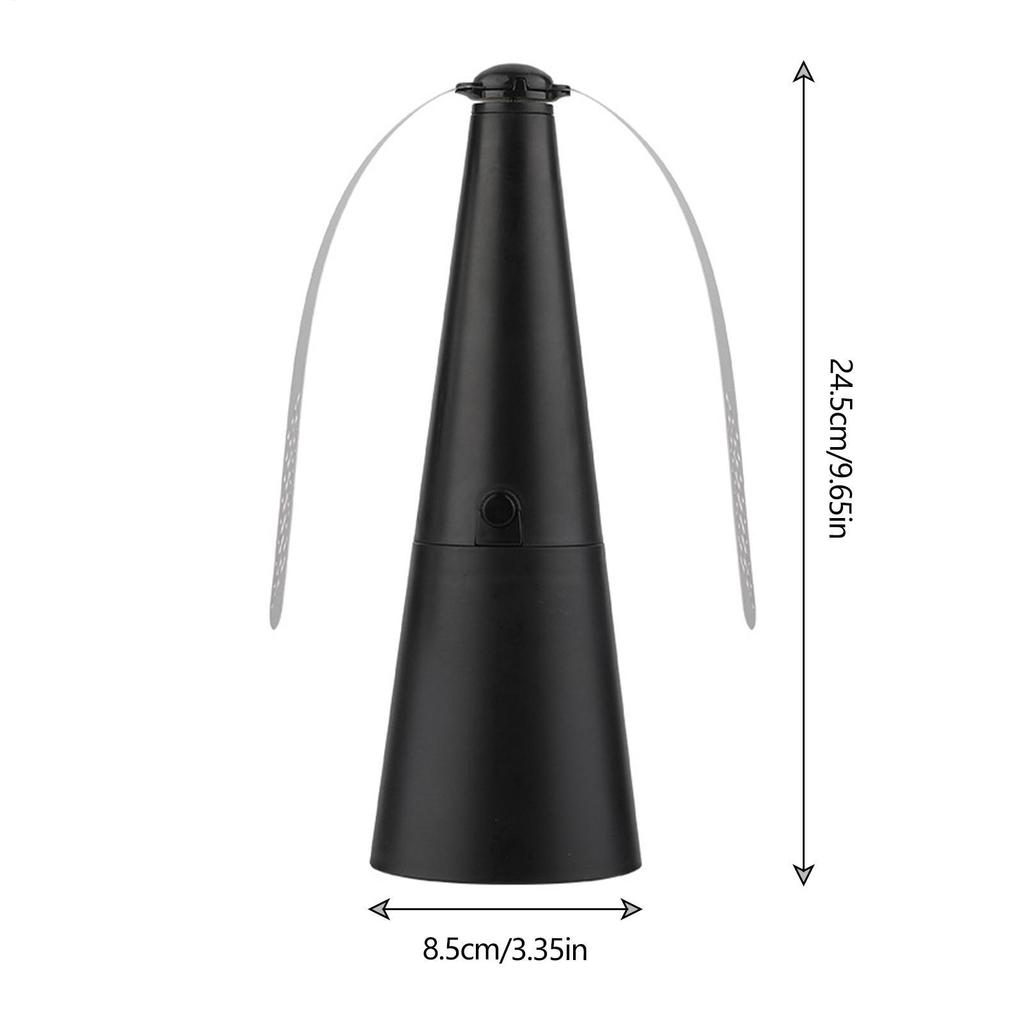Outdoor Fly Bug Repeller Kitchen Dining Table Meal Pests Fan Desktop Tabletop Electric Battery Operated Food Protector Tool