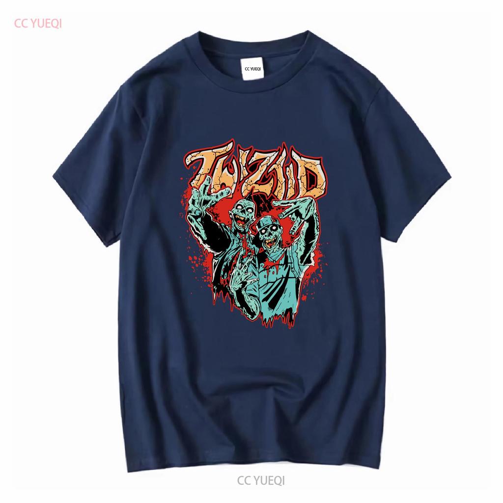 Twiztid Zombie T-Shirt vintage gewaschen leicht bequem dehnbar Unisex stilvoll Mode vielseitig weich Streetwear