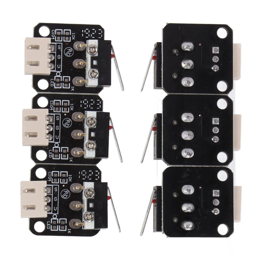 6Pcs Printer Limit Switch 3 Pin N   ON   C Control Durable Better Toughness 3D Printer Parts