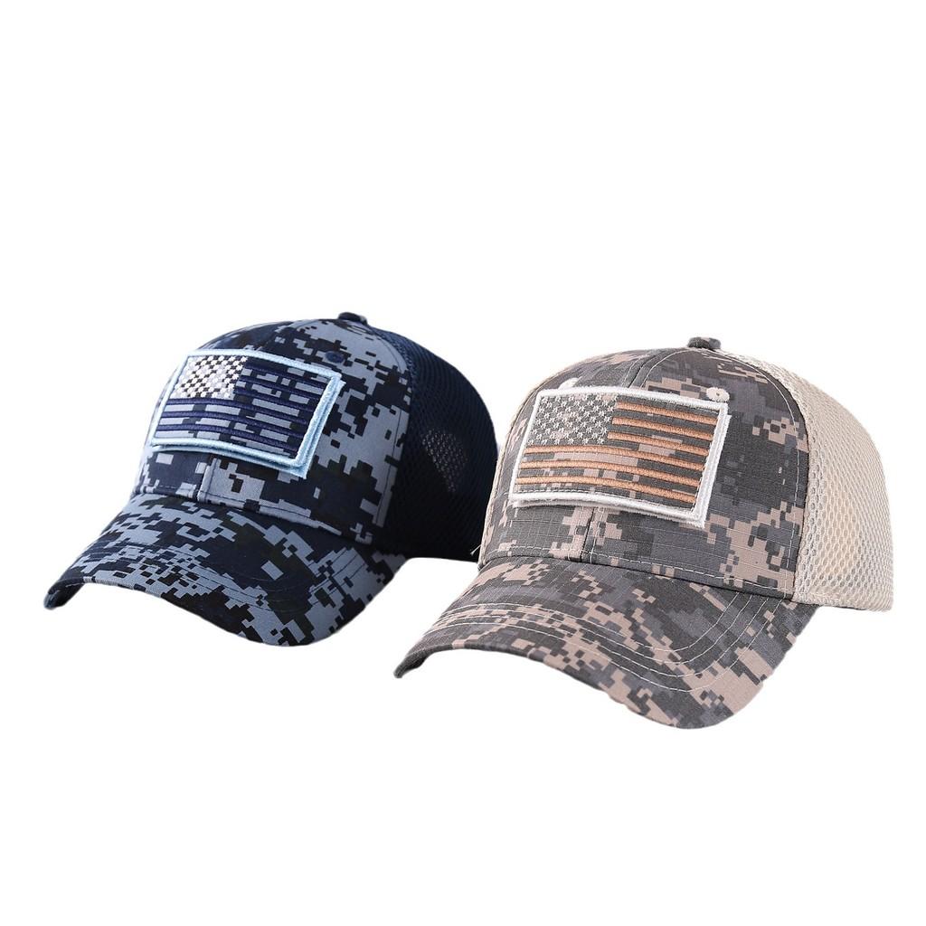 Usa Flag Baseball Hat With Breathable Cotton Material For Tactical Outdoor Activities