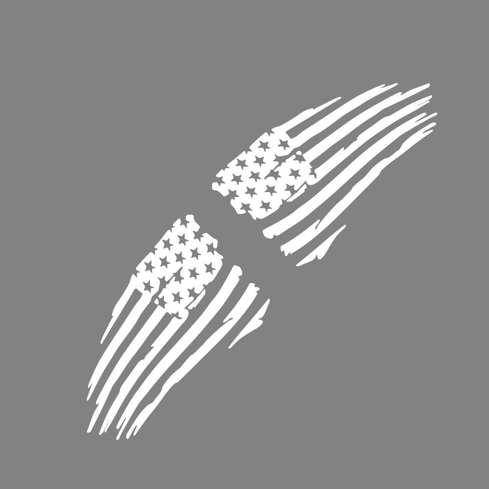 Universal Car USA Flag Sticker For Cars SUV Trucks Vehicle Door Side Window Windshield America Flag Decor Decal