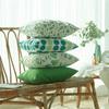 Double Sided Waterproof Printing Pillowcase Fresh Green Leaf Dot Home Sofa Pillowcase Japanese Cushion Cover