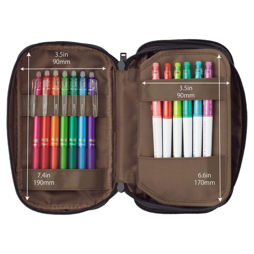 LIHIT LAB Pen Book Black Overseas Model Case, Type, Triple, Camouflage, A7556-134