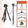 Luse KX3939Plus Hydraulic Head Camera Tripod with Slider