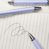 Simple Push-button Neutral Pen with 0.38 Writing Tip Black Quick-drying Suitable for Exam Practice Office Culture Pen Water Pen