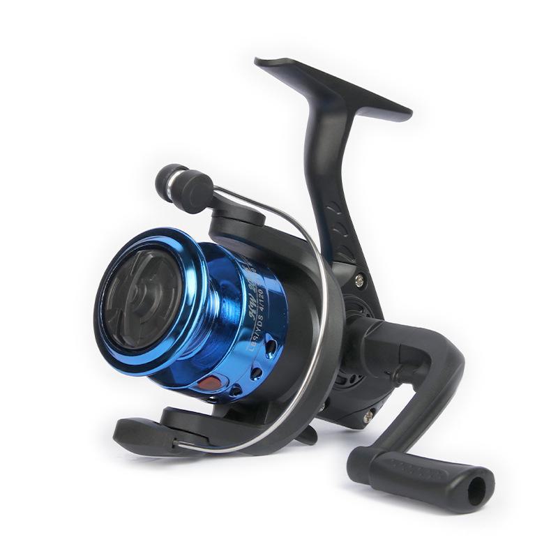 Malý naviják na ryby s vlascem: Mini ledový rybářský naviják 200 Type - Rocky Fishing Gear Spinner pro lov s nástrahami.