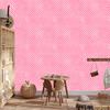 Stars Wallpaper, Top Powder Pink, Bottom Powder Pink, 50x1000