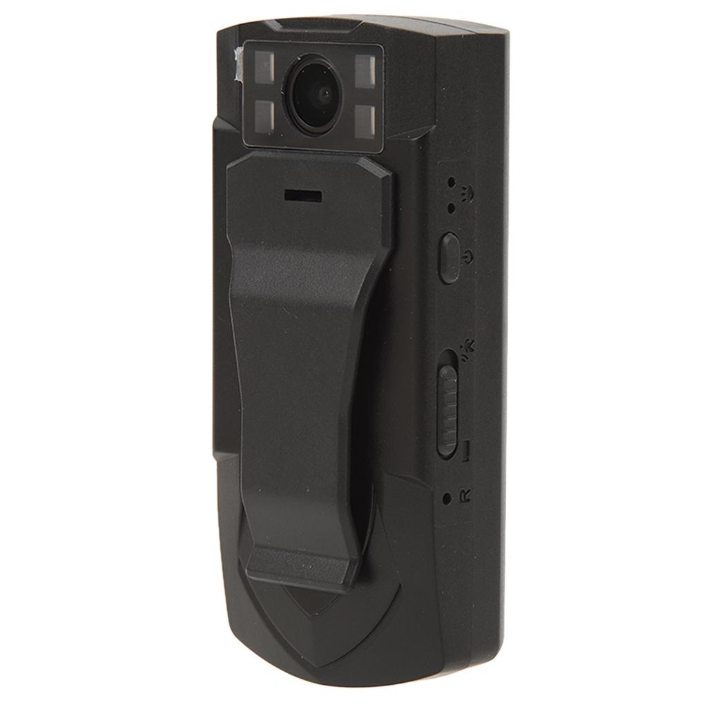 Portable Body Camera with Back Clamp 1080P Wide Angle 120 Degrees Infrared Night Vision Camera for Home Outdoor