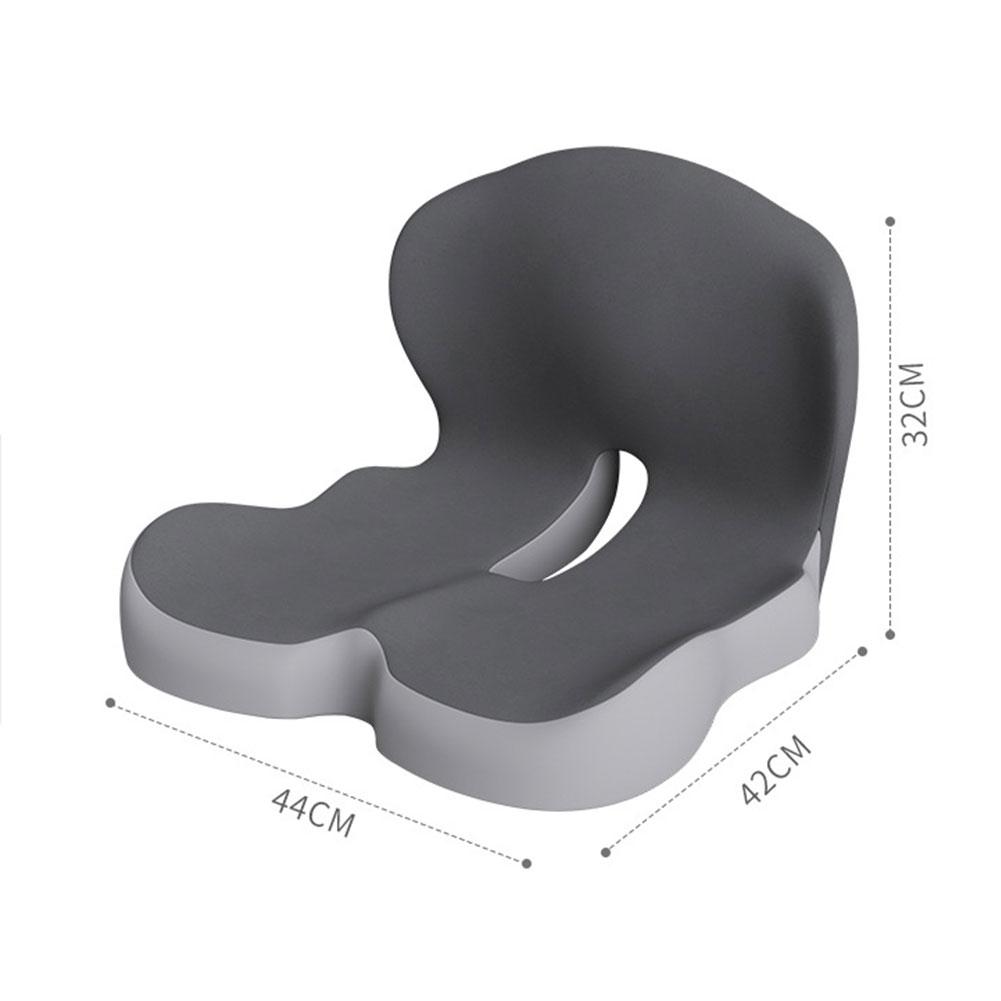Memory Foam Seat Cushion One-piece Office Chair Cushion Breathable Sitting Pillow Massage Lumbar Support Pain Relief Supplies