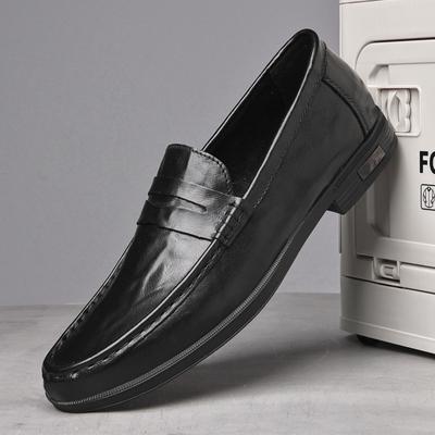 Genuine Leather Men's Casual Shoes Luxury Brand Formal Man Loafers Breathable Slip On Flats Fashion Leisure Walk Shoes Moccasins