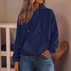 Women's Long Sleeve Oversized  Oversized Drop Shoulder Sleeves Women's Hooded Plush Sweatshirt