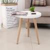 Pine Wood Triangle Side Table - Creative Small Round Corner Coffee Table