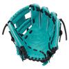 Rawlings Baseballová rukavice HYPER TECH R9 SERIES pro juniory a SS hod (GJ5FR9BFSS) Dětské, Všestranné, Tealové, Palec, Pravoruké