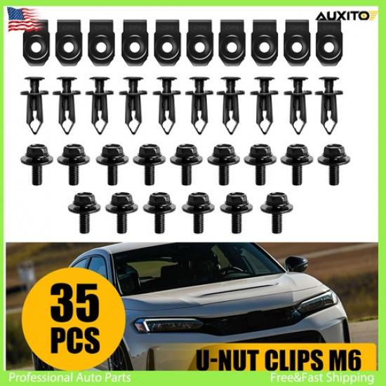 ENGINE UNDER SPLASH COVER BODY GUARD SHIELD CLIP Fit BOLT U-NUT FASTENER HONDA